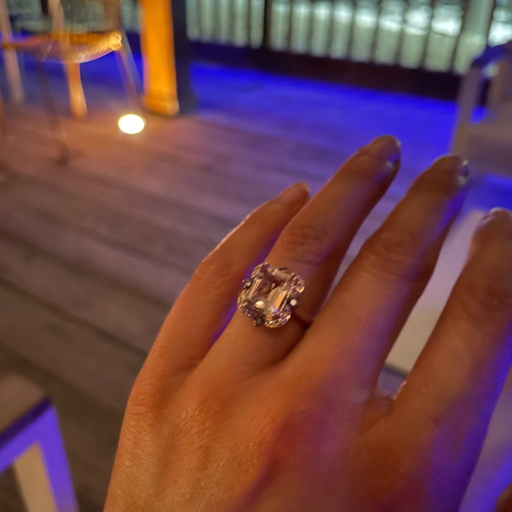 Le Vian 14K Strawberry Gold Ring with Peach Morganite